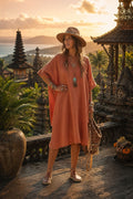 Terra Dress in Terracotta